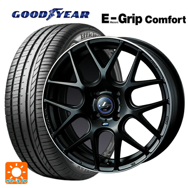 165/50R16 75V グッドイヤー エフィシェントグリップ コンフォート ウェッズ レオニス ナヴィア06 MBP 16-5J 国産車用 サマータイヤホイール4本セット