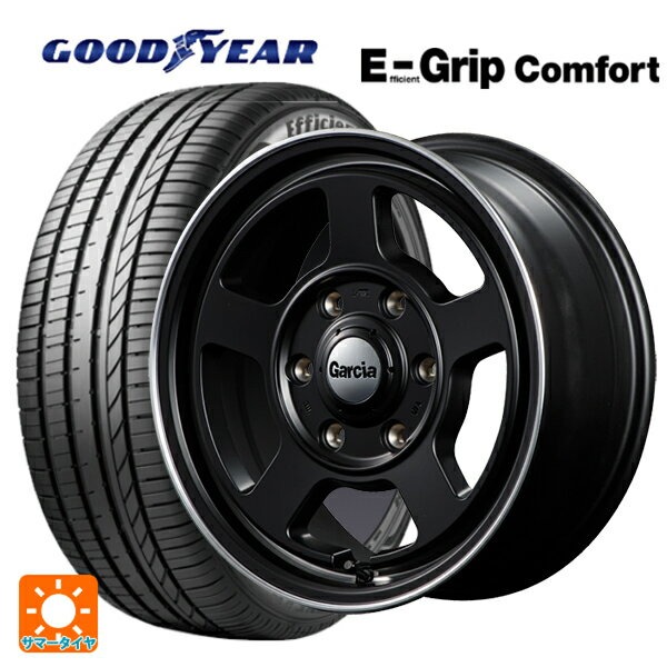 【6/22 20時〜 全品P5倍＆クーポン】165/55R14 72V グッドイヤー エフィシェントグリップ コンフォート エムアイディー ガルシア シカゴ5 メタリックグレーポリッシュ 14-4.5J 国産車用 サマータイヤホイール4本セット