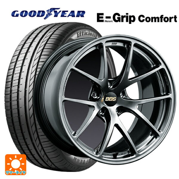 225/45R18 95W XL グッドイヤー エフィシェントグリップ コンフォート BBS RI-A DB 18-7.5J 国産車用 サマータイヤホイール4本セット