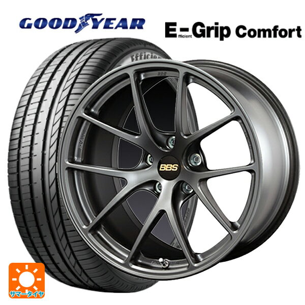 【6/11 1:59迄 全品ポイント5倍】225/40R18 92W XL グッドイヤー エフィシェントグリップ コンフォート # BBS RI-A MGR 18-7.5J 国産車用 サマータイヤホイール4本セット
