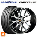 【7/19 20時~ 最大3万円OFFクーポン】215/45R18 93W XL グッドイヤー イーグルF1 スポーツ エムアイディー MID エクスクルーシブ 027F ハイパーメタルコート/ミラーカット 18-7J 国産車用 サマータイヤホイール4本セット