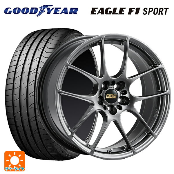 【6/11 1:59迄 全品ポイント5倍】215/45R17 91Y XL グッドイヤー イーグルF1 スポーツ BBS RF DB 17-7J 国産車用 サマータイヤホイール4本セット