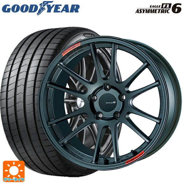 【最大3万円OFFクーポン 5/16 1:59迄】トヨタ GRヤリス(PA系)用 225/40R18 92Y XL グッドイヤー イーグル F1 アシメトリック6 レーシングレボリューション GTC01RR マットダークガンメタリック 新品サマータイヤホイール 4本セット