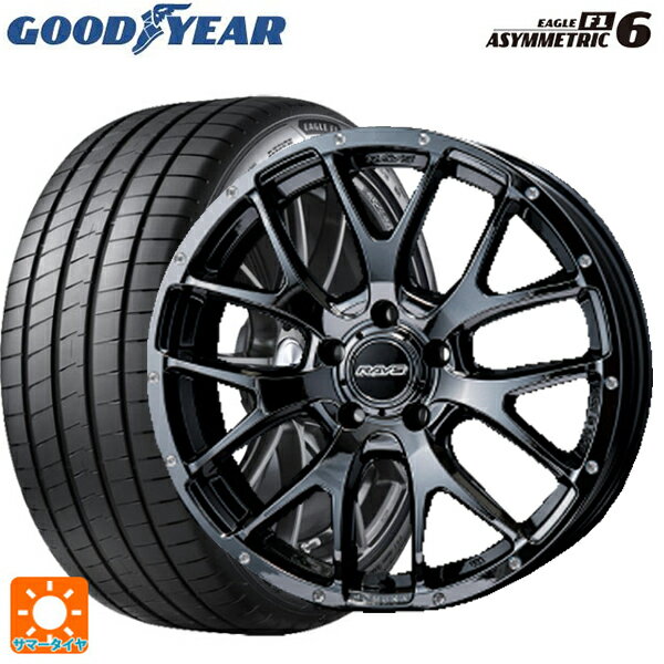 225/45R18 95Y XL グッドイヤー イーグル F1 アシメトリック6 レイズ ホムラ 2X7FA YNL 18-7.5J 国産車用 サマータイヤホイール4本セット