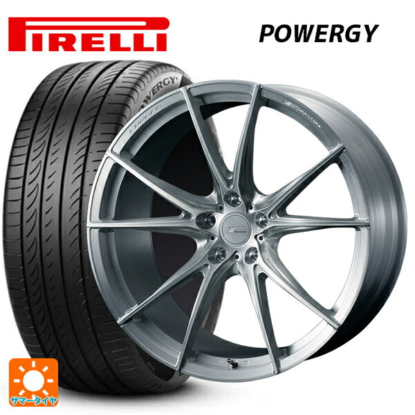 【6/22 20時〜 全品P5倍＆クーポン】225/40R19 93Y XL ピレリ パワジー 正規品 ウェッズ エフゼロ FZ-2 BRUSHED 19-8J 国産車用 サマータイヤホイール4本セット