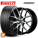 【6/4 20時〜6/5限定 全品P5倍&クーポン】スバル WRX S4(VBH)用 245/40R18 97Y XL ピレリ パワジー 正規品 # エムアイディー MID エクスクルーシブ 027F セミグロスガンメタ/ポリッシュ 新品サマータイヤホイール 4本セット(2)