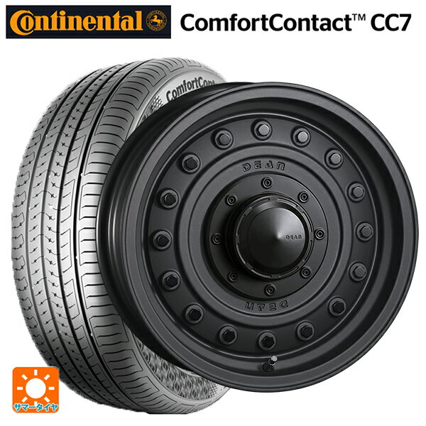 ルノー カングー(KFK系)用 205/60R16 92V コンチネンタル コンフォートコンタクト CC7 正規品 クリムソン ディーン コロラド マットチャコールブラック 新品サマータイヤホイール 4本セット