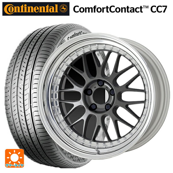 185/60R16 86H XL コンチネンタル コンフォートコンタクト CC7 正規品 ワーク マイスター M1 3ピース MGM 16-6J 国産車用 サマータイヤホイール4本セットのサムネイル