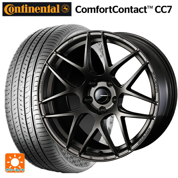 ホンダ ZR-V(RZ4)用 225/60R17 99V コンチネンタル コンフォートコンタクト CC7 正規品 ウェッズ ウェッズスポーツ SA27R EJ-BRONZE 新品サマータイヤホイール 4本セット