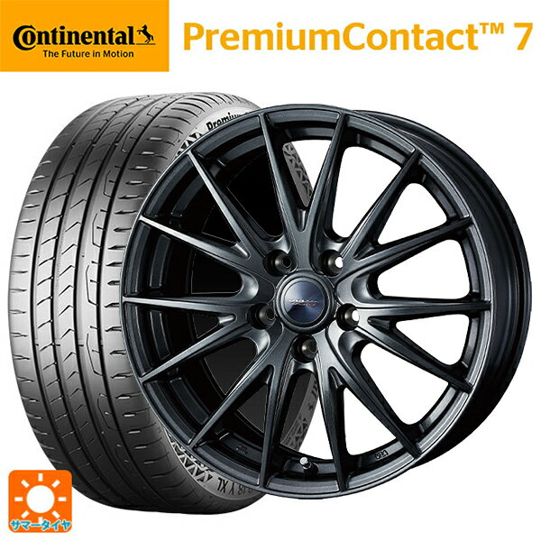 ホンダ ZR-V(RZ4)用 225/55R18 98V コンチネンタル プレミアムコンタクト 7 正規品 ウェッズ ヴェルバ スポルト2 # ディープメタル2 新品サマータイヤホイール 4本セット