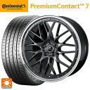 【8/4 20時〜 最大3万円OFFクーポン】トヨタ ヴェルファイア(30系)用 235/50R18 101Y XL コンチネンタル プレミアムコンタクト 7 正規品 ウェッズ ノヴァリス アセットエムワン ガンメタ/リムポリッシュ 新品サマータイヤホイール 4本セット(2)