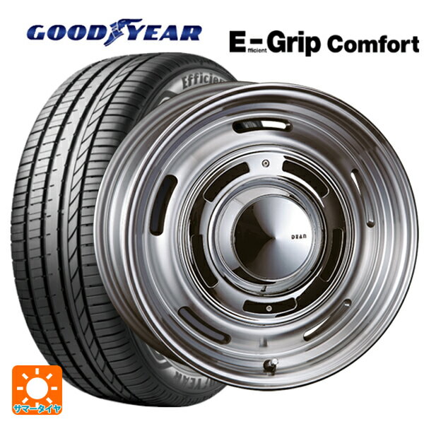 プジョー リフター()用 215/60R17 96H グッドイヤー エフィシェントグリップ コンフォート ディーン クロスカントリー バーニッシュグレー 新品サマータイヤホイール 4本セット