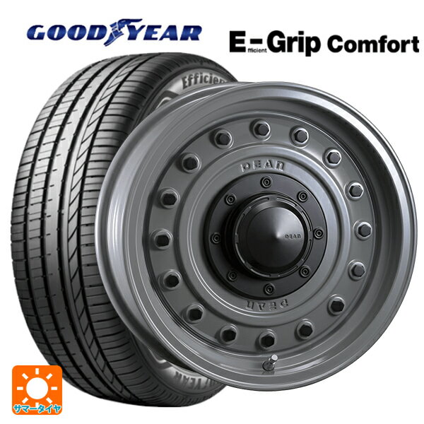 【6/15〜16限定 全品P5倍＆クーポン】ルノー カングー(KFK系)用 205/60R16 92H グッドイヤー エフィシェントグリップ コンフォート クリムソン ディーン コロラド スティールグレー 新品サマータイヤホイール 4本セット