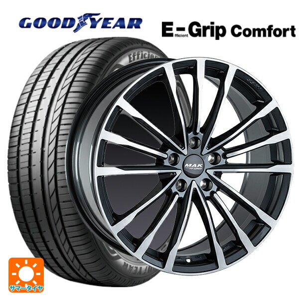 【6/11 1:59迄 全品ポイント5倍】ミニ カントリーマン(U25)用 245/45R19 102W XL グッドイヤー エフィシェントグリップ コンフォート 阿部商会 マック バビエラFF ガンメタリックミラー 新品サマータイヤホイール 4本セット