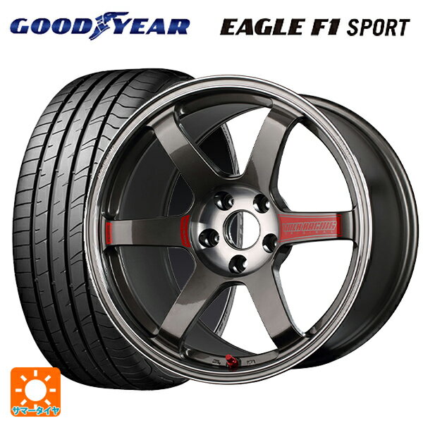 215/45R17 91Y XL グッドイヤー イーグルF1 スポーツ レイズ ボルクレーシング TE37SL サーガ PG 17-7J 国産車用 サマータイヤホイール4本セット