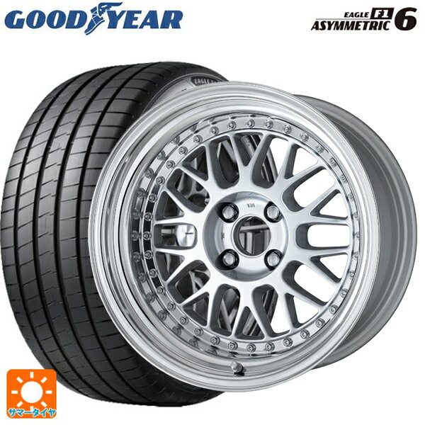 マツダ ロードスター(ND系)用 205/40R17 84W XL グッドイヤー イーグル F1 アシメトリック6 ワーク マイスター M1 3ピース SIL 新品サマータイヤホイール 4本セット