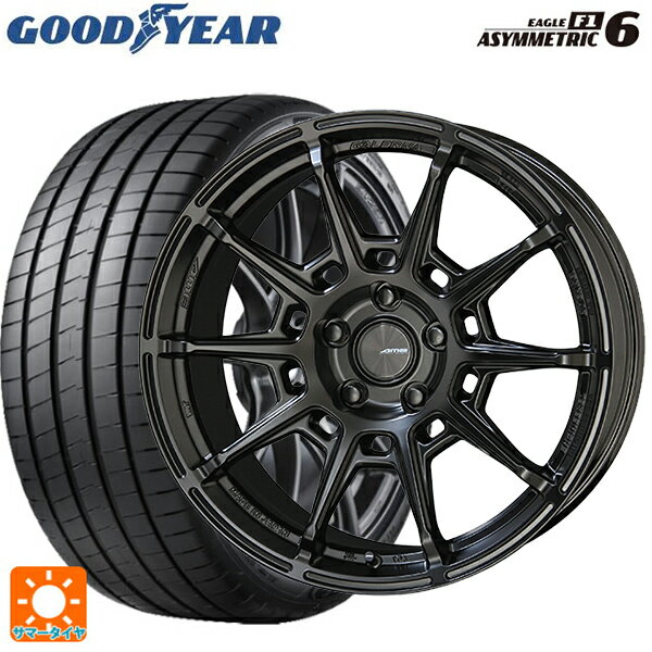 225/45R18 95Y XL グッドイヤー イーグル F1 アシメトリック6 # 共豊 ガレルナ レフィーノ made by エンケイ MB 18-7.5J 国産車用 サマータイヤホイール4本セット