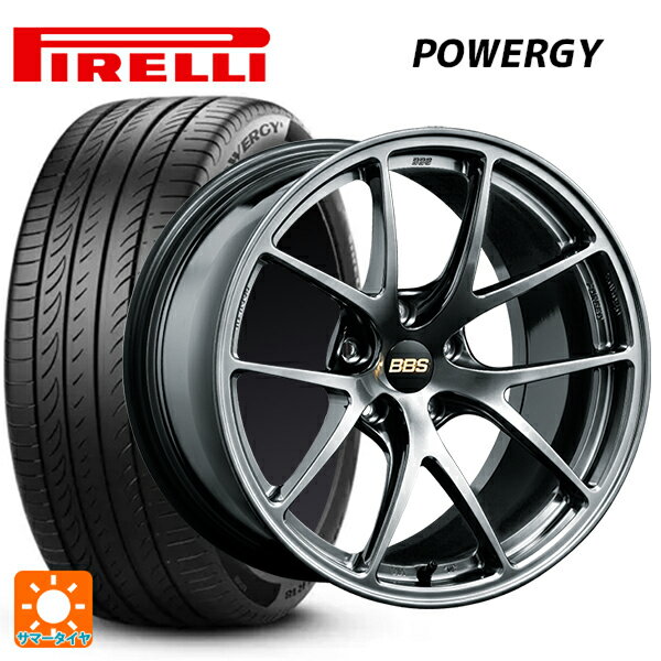 トヨタ GRヤリス(PA系)用 225/40R18 92W XL ピレリ パワジー 正規品 # BBS RI-A DB 新品サマータイヤホイール 4本セット