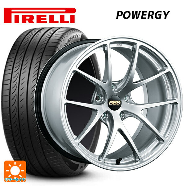 【6/22 20時〜 全品P5倍＆クーポン】215/45R18 93W XL ピレリ パワジー 正規品 # BBS RI-A DS 18-7.5J 国産車用 サマータイヤホイール4本セット