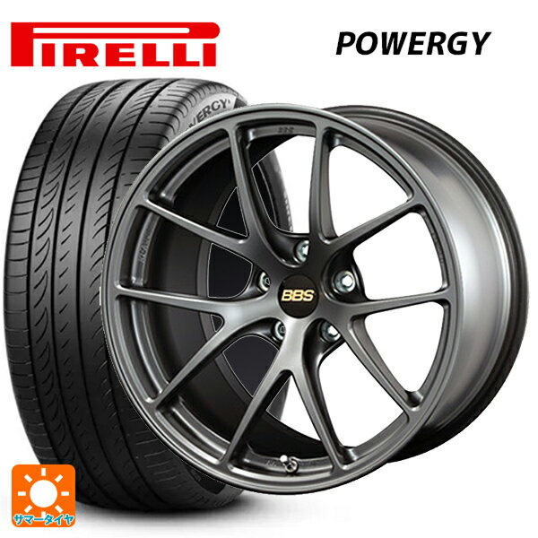 225/55R18 98H ピレリ パワジー 正規品 BBS RI-A MGR 18-7.5J 国産車用 サマータイヤホイール4本セット