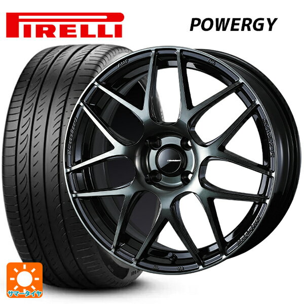 【6/22 20時〜 全品P5倍＆クーポン】195/55R15 85V ピレリ パワジー 正規品 ウェッズ ウェッズスポーツ SA27R WBC 15-6J 国産車用 サマータイヤホイール4本セット