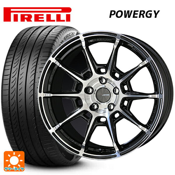 【6/22 20時〜 全品P5倍＆クーポン】215/50R17 95W XL ピレリ パワジー 正規品 共豊 ガレルナ レフィーノ made by エンケイ BP 17-7J 国産車用 サマータイヤホイール4本セット