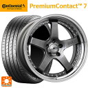 235/55R18 104Y XL コンチネンタル プレミアムコンタクト 7 正規品 タナベ SSR プロフェッサー SP4 チタンシルバー 18-8J 国産車用 サマータイヤホイール4本セット