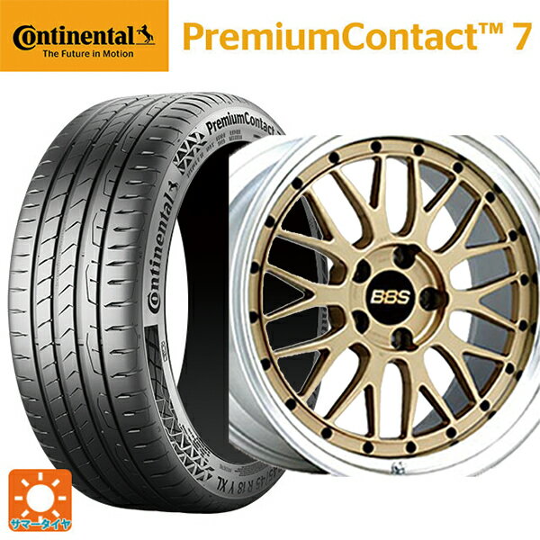 【5/25限定抽選で100％ポイントバック】245/40R18 97Y XL コンチネンタル プレミアムコンタクト 7 正規品 BBS LM GL-SLD 18-8.5J 国産車用 サマータイヤホイール4本セット