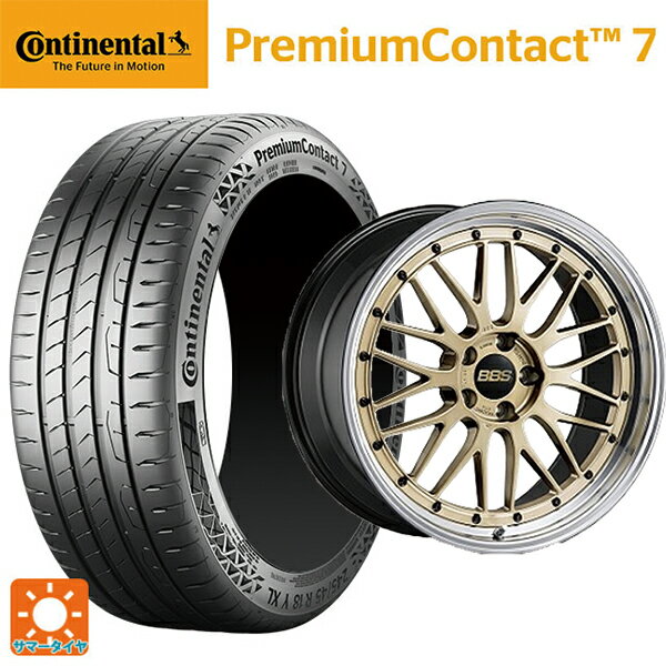 スバル レヴォーグ(VN系)用 245/40R18 97Y XL コンチネンタル プレミアムコンタクト 7 正規品 BBS LM GL-BKBD 新品サマータイヤホイール 4本セット