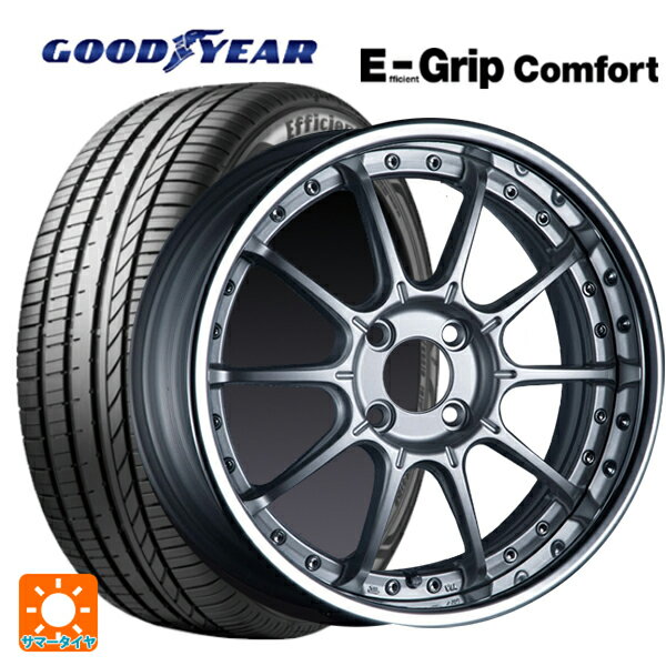 【6/15〜16限定 全品P5倍＆クーポン】165/50R16 75V グッドイヤー エフィシェントグリップ コンフォート タナベ SSR プロフェッサー SP5R ハイブライトシルバー 16-5.5J 国産車用 サマータイヤホイール4本セット
