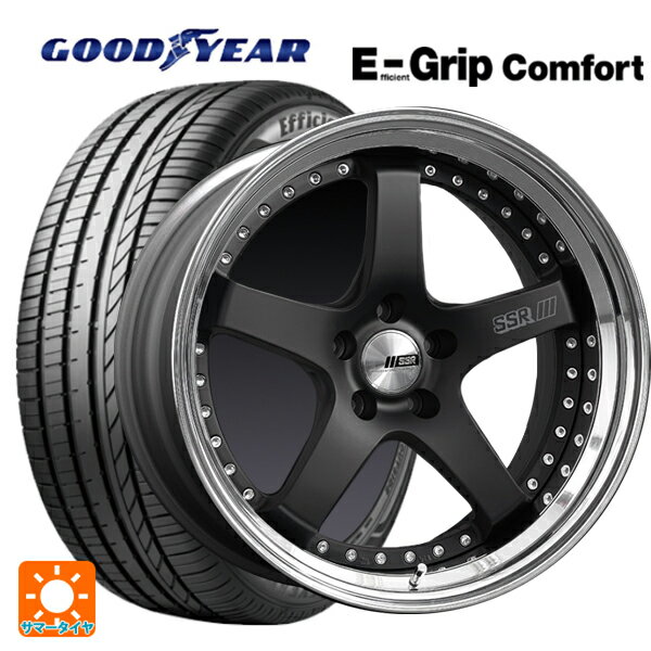 【6/22 20時〜 全品P5倍＆クーポン】225/40R19 93W XL グッドイヤー エフィシェントグリップ コンフォート タナベ SSR プロフェッサー SP4 フラットブラック 19-8J 国産車用 サマータイヤホイール4本セット