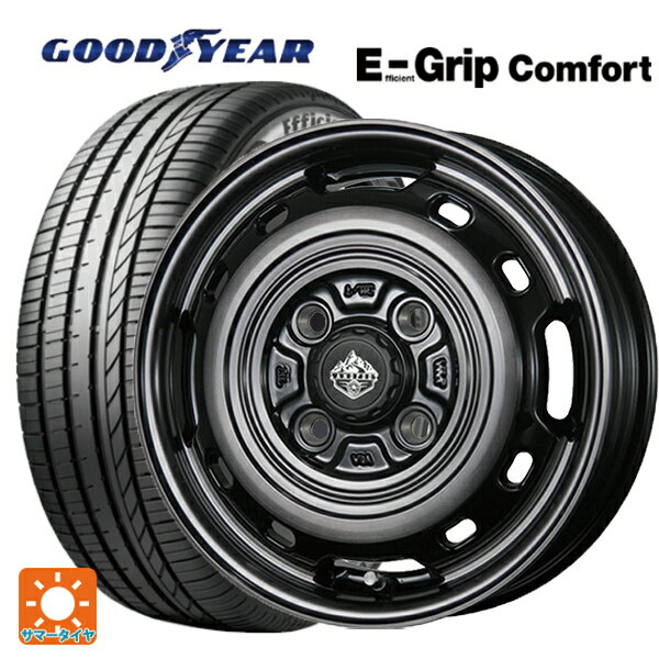 【6/22 20時〜 全品P5倍＆クーポン】165/55R14 72V グッドイヤー エフィシェントグリップ コンフォート トピー ランドフット XFG SC/P 14-4.5J 国産車用 サマータイヤホイール4本セット