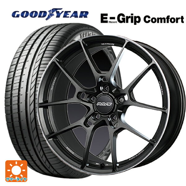 【最大3万円OFFクーポン 5/16 1:59迄】245/35R20 95W XL グッドイヤー エフィシェントグリップ コンフォート レイズ ボルクレーシング G025 MK 20-8.5J 国産車用 サマータイヤホイール4本セット