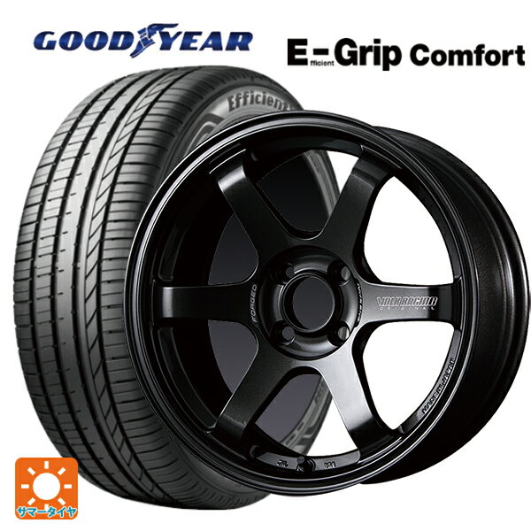 【6/15〜16限定 全品P5倍＆クーポン】165/45R16 74V XL グッドイヤー エフィシェントグリップ コンフォート レイズ ボルクレーシング TE37ソニック MM 16-5.5J 国産車用 サマータイヤホイール4本セット