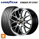 【7/19 20時~ 最大3万円OFFクーポン】215/45R18 93W XL グッドイヤー イーグルF1 スポーツ エムアイディー MID エクスクルーシブ 820F ハイパーメタルコート/ミラーカット 18-7J 国産車用 サマータイヤホイール4本セット