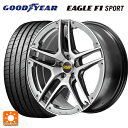 【7/19 20時~ 最大3万円OFFクーポン】215/45R18 93W XL グッドイヤー イーグルF1 スポーツ エムアイディー MID エクスクルーシブ 025SV ハイパーメタルコート/ブラシュド/アンダーカット 18-7J 国産車用 サマータイヤホイール4本セット