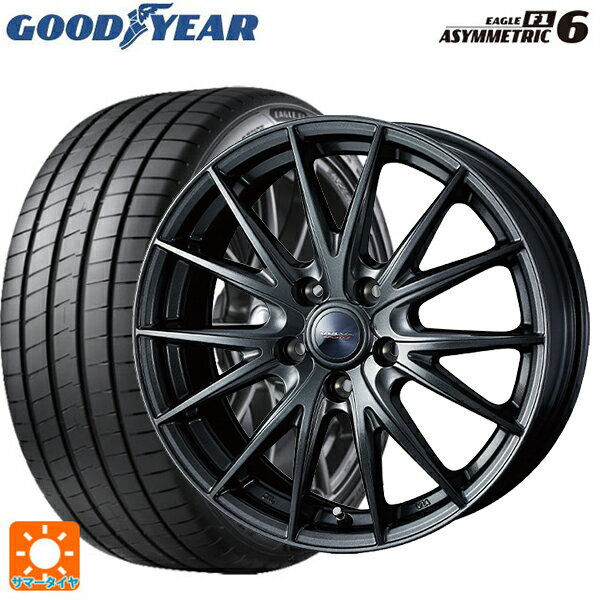 スバル レガシィアウトバック(BS系)用 245/45R19 102Y XL グッドイヤー イーグル F1 アシメトリック6 ウェッズ ヴェルバ スポルト2 # ディープメタル2 新品サマータイヤホイール 4本セット