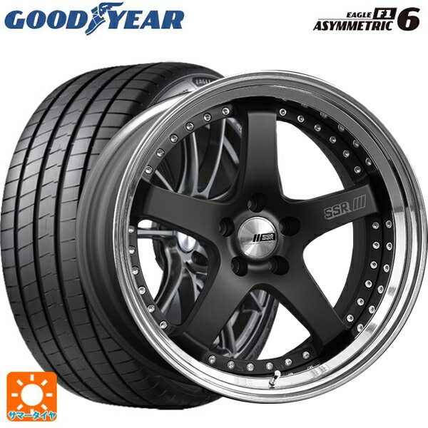 【6/22 20時〜 全品P5倍＆クーポン】225/35R19 88Y XL グッドイヤー イーグル F1 アシメトリック6 # タナベ SSR プロフェッサー SP4 フラットブラック 19-8J 国産車用 サマータイヤホイール4本セット