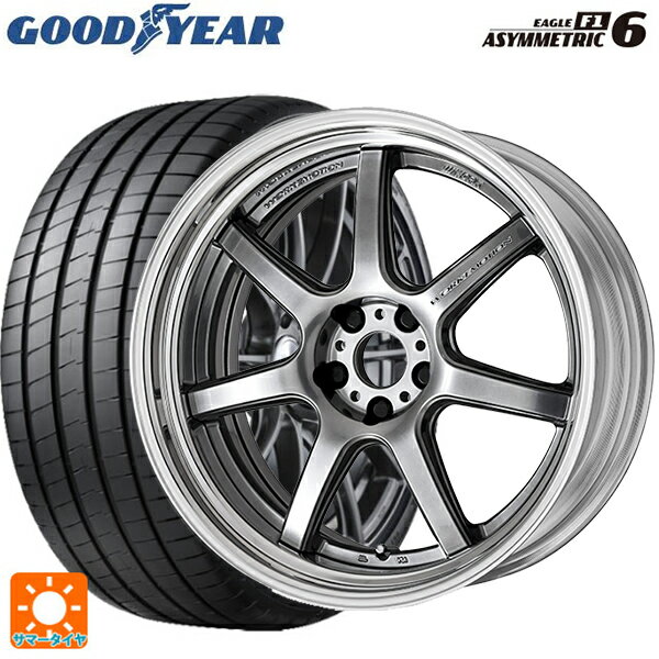 【6/11 1:59迄 全品ポイント5倍】225/40R19 93Y XL グッドイヤー イーグル F1 アシメトリック6 # ワーク エモーション T7R 2P GTS 19-8J 国産車用 サマータイヤホイール4本セット