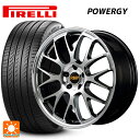 【6/22 20時〜 全品P5倍&クーポン】スバル WRX S4(VBH)用 245/40R18 97Y XL ピレリ パワジー 正規品 # エムアイディー MID エクスクルーシブ 820F ハイパーメタルコート/ミラーカット 新品サマータイヤホイール 4本セット(2)