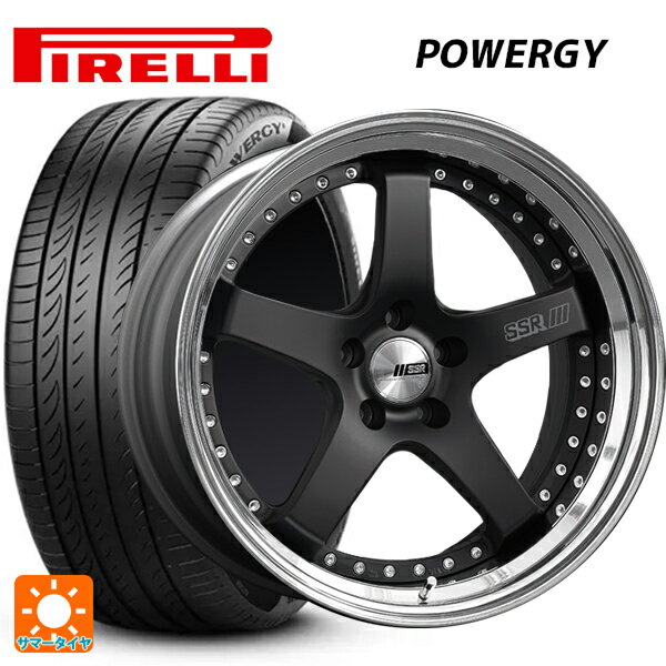 【6/22 20時〜 全品P5倍＆クーポン】215/45R18 93W XL ピレリ パワジー 正規品 # タナベ SSR プロフェッサー SP4 フラットブラック 18-7J 国産車用 サマータイヤホイール4本セット