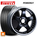 4/20限定 エントリーで最大100％ポイントバック215/55R17 94V ピレリ パワジー 正規品 タナベ SSR プロフェッサー SP1R ブラック 17-7J 国産車用 サマータイヤホイール4本セット