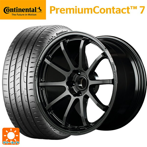 トヨタ GRヤリス(PA系)用 235/40R18 95Y XL コンチネンタル プレミアムコンタクト 7 正規品 グラムライツ 57NR 6NJ 新品サマータイヤホイール 4本セット