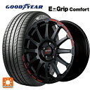 225/55R18 98V グッドイヤー エフィシェントグリップ コンフォート マルカサービス アールエムピーレーシング GR12 クリスタルブラック／ストロボレッド 18-7.5J 国産車用 サマータイヤホイール4本セット