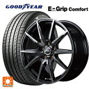 トヨタ プリウス(60系)用 195/65R16 92H グッドイヤー エフィシェントグリップ コンフォート エムアイディー MIDホイール DR02 ブラックポリッシュ/ブラッククリア 新品サマータイヤホイール 4本セット(2)