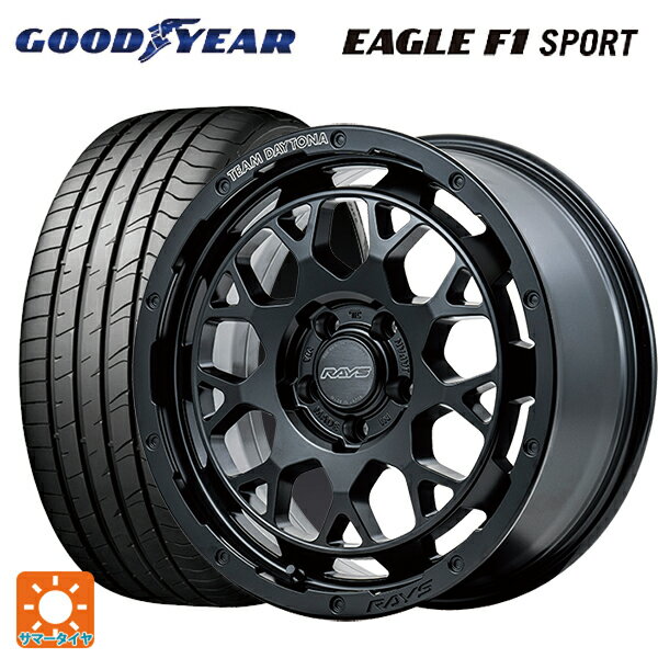 225/40R18 92Y XL グッドイヤー イーグルF1 スポーツ レイズ チームデイトナ M9+ BOJ 18-7.5J 国産車用 サマータイヤホイール4本セット