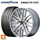 【7/19 20時~ 最大3万円OFFクーポン】215/45R18 93W XL グッドイヤー イーグルF1 スポーツ エムアイディー MID エクスクルーシブ 029F ハイパーメタルコート/ミラーカット 18-7J 国産車用 サマータイヤホイール4本セット
