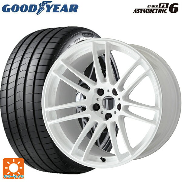 【6/22 20時〜 全品P5倍＆クーポン】225/35R19 88Y XL グッドイヤー イーグル F1 アシメトリック6 # ワーク エモーション ZR7 TW 19-8J 国産車用 サマータイヤホイール4本セット