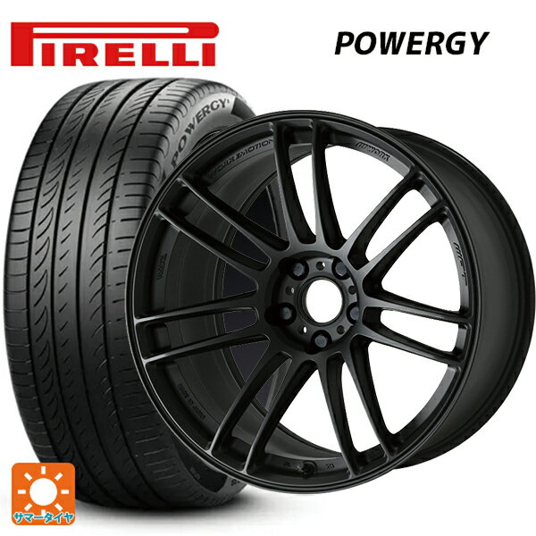 【6/15〜16限定 全品P5倍＆クーポン】トヨタ ヴェルファイア(30系)用 225/60R17 99H ピレリ パワジー 正規品 # ワーク エモーション ZR7 MBL 新品サマータイヤホイール 4本セット