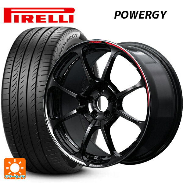 225/40R18 92W XL ピレリ パワジー 正規品 レイズ ボルクレーシング NE24 クラブスポーツ BK 18-7.5J 国産車用 サマータイヤホイール4本セット